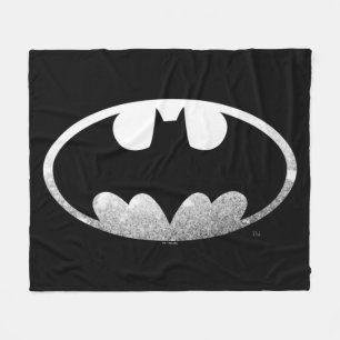Couverture Polaire Symbole Batman   Logo Grainy