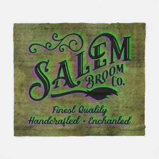 Couverture Polaire Symbole de la société Halloween Witch Salem Broom