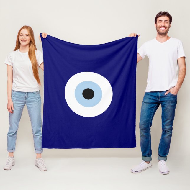 Couverture Polaire Symbole de protection et de bonne chance (En situation)