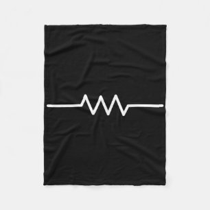 Couverture Polaire Symbole de résistance électrique Funny Engineer Ci