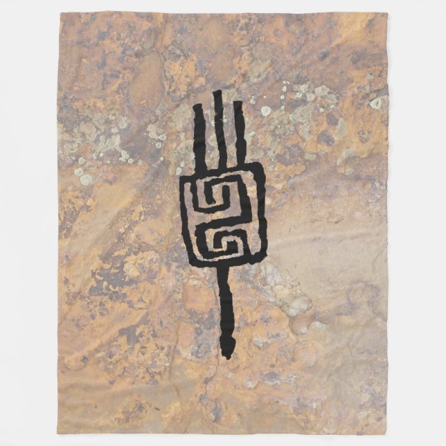 Couverture Polaire Symbole des femmes Hopi (Devant)