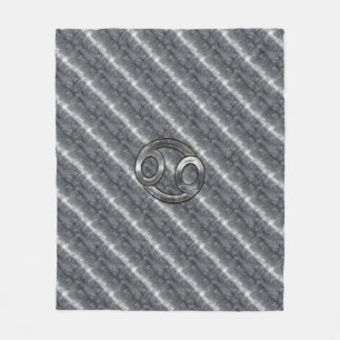 Couverture Polaire Symbole du cancer du zodiaque Style industriel