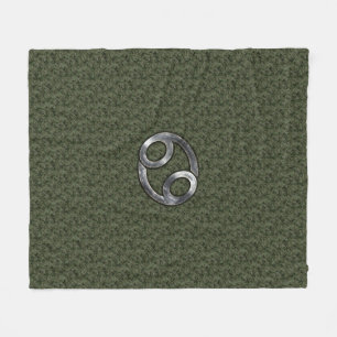 Couverture Polaire Symbole du cancer du zodiaque sur la caméra numéri