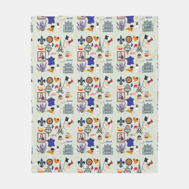Couverture Polaire Symboles français (Devant)