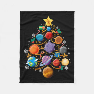 Couverture Polaire Système solaire Planètes Arbre de Noël Astronomie