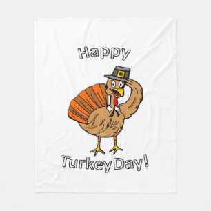 Couverture Polaire T-shirt classique de Thanksgiving (style 2)