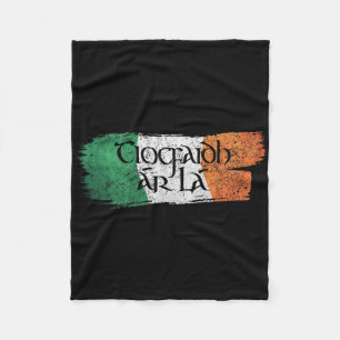 Couverture Polaire T-shirt drapeau républicain irlandais vintage Tioc