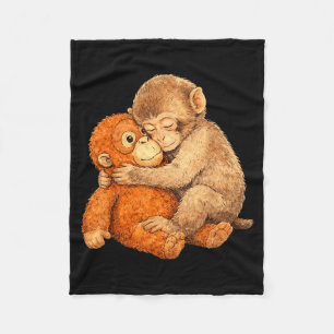 Couverture Polaire T-shirt graphique monkey punch