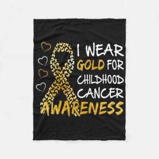 Couverture Polaire T-shirt sensibilisation au cancer infantile Porte