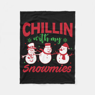 Couverture Polaire T-shirt Snowman - Noël en Juillet