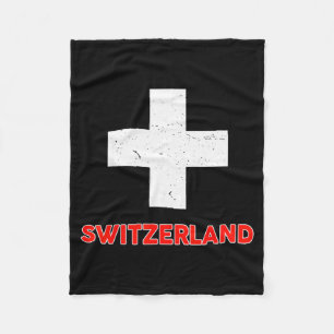 Couverture Polaire T-shirt suisse pour tout-petit Drapeau de la Suiss