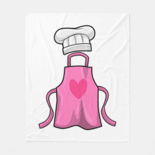 Couverture Polaire tablier de cuisine et casquette de Cuisine avec co