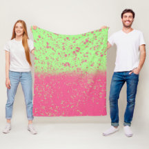 Tacheté de pastel rose et vert