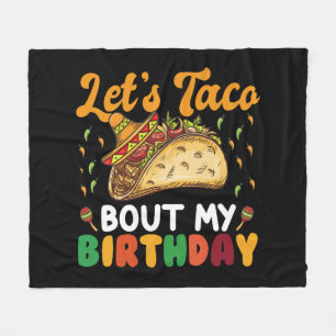 Couverture Polaire Taco Bout My Birthday Cinco De Mayo Party