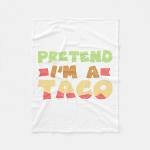 Couverture Polaire Taco Halloween Costume Design Faire semblant d'êtr
