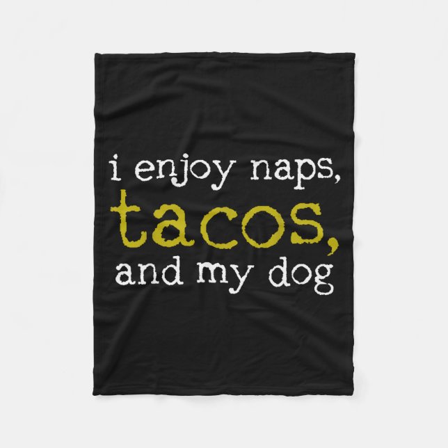 Couverture Polaire Taco Mexican Foodie Gift Taco Funny  (Devant)