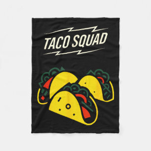 Couverture Polaire Taco squad - Cinco Mayo nourriture mexicaine drôle