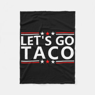 Couverture Polaire Taco Trump Tee Trump Fait Toujours Marche Arrière