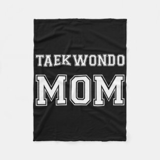 Couverture Polaire Taekwondo Mom Funny Karate Lovers Cadeau Femme Mar
