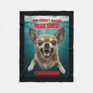 Couverture Polaire Taille ne ...la peur le fait! Autocollant