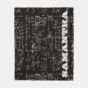 Couverture Polaire Taille personnalisée par mathématiques Geeky SL