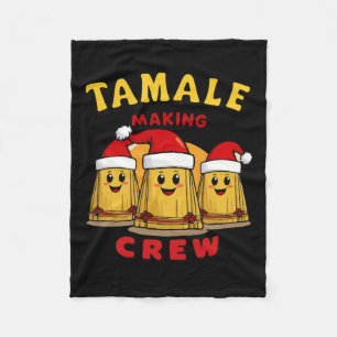 Couverture Polaire Tamale Making Crew Tamale Saison Drôle Chr Mexicai