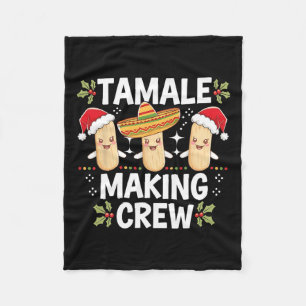 Couverture Polaire Tamale Making Crew Tamale Saison Drôle Chr Mexicai