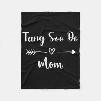 Couverture Polaire Tang Soo Do Maman Drôle Femme Sport Aîné Mères Da