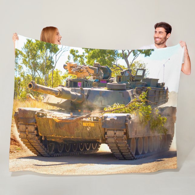 COUVERTURE POLAIRE TANK DE BATAILLE AMÉRICAIN - M1 ABRAMS (En situation)