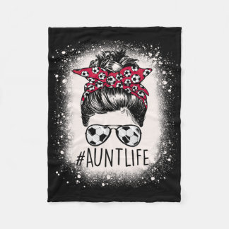 Couverture Polaire Tante Life Football Chignon Dégarni Auties Fille M
