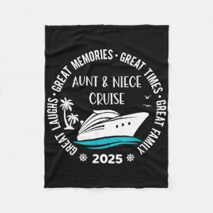 Couverture Polaire Tante Niece Voyage de croisière 2025 vacances d'ét