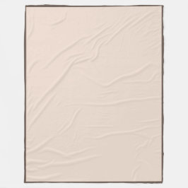 Couverture Polaire Tao élégant marron et beige moderne