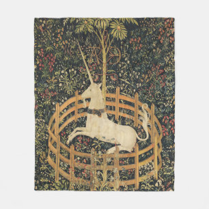 Couverture Polaire Tapisseries Unicorne Captivité Tapisserie médiéval