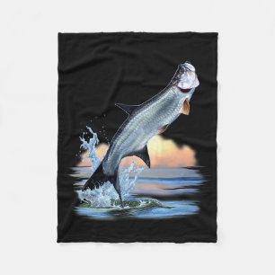 Couverture Polaire Tarpon Poisson Eau Douce Faune Chasse Pêche A