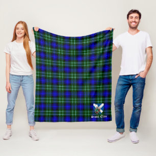 Couverture Polaire Tartan Clan Abercrombie