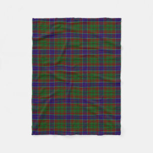 Couverture Polaire Tartan d'Adams de clan
