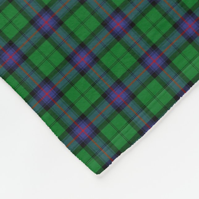 Couverture Polaire Tartan d'Armstrong de clan (Coin)