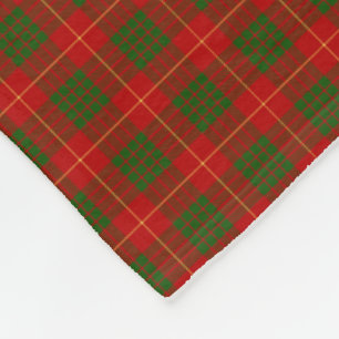 Couverture Polaire Tartan de Cameron de clan