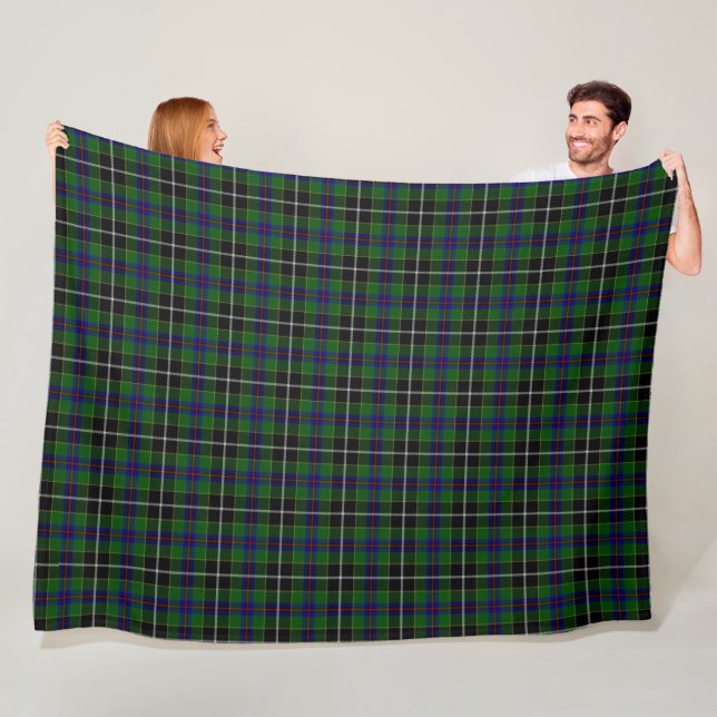 Couverture Polaire Tartan de chasse nationale de Cornouailles (En situation)