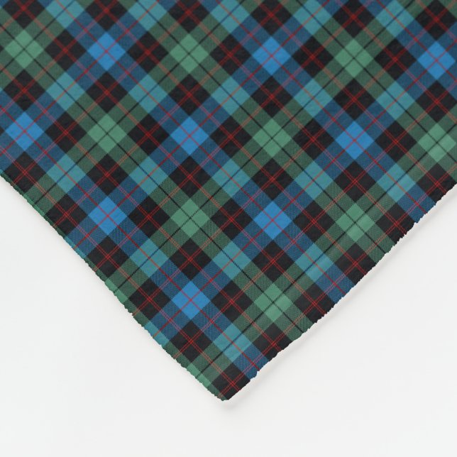Couverture Polaire Tartan de Guthrie de clan (Coin)