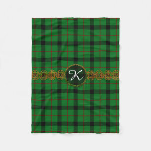 Couverture Polaire Tartan de Kincaid de monogramme