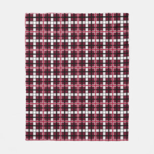Couverture Polaire Tartan de l'université des femmes du Texas