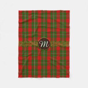 Couverture Polaire Tartan de MacGregor de monogramme