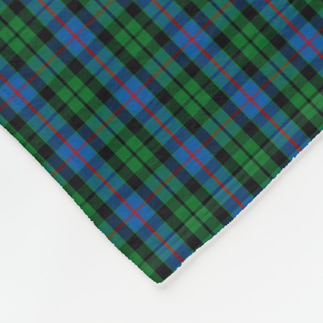 Couverture Polaire Tartan de Morrison de clan (Coin)