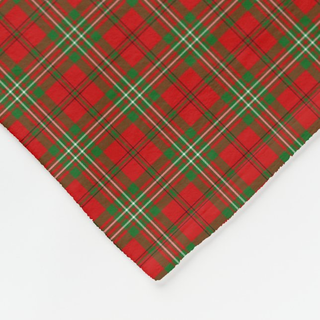 Couverture Polaire Tartan de Scott de clan (Coin)