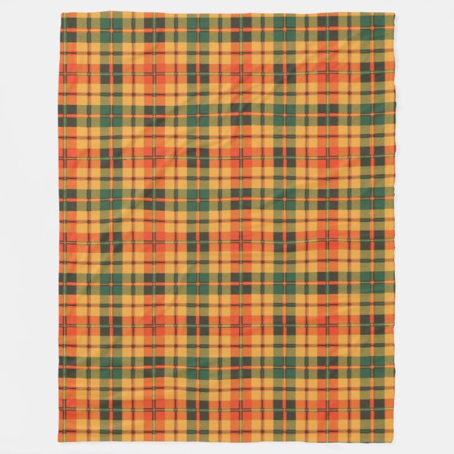 Couverture Polaire Tartan d'écossais de plaid de clan de Strathearn (Devant)