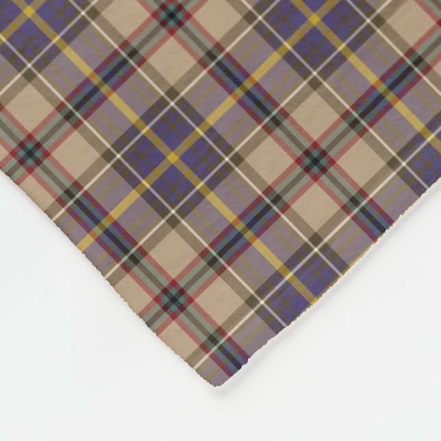 Couverture Polaire Tartan d'État des Oregon (Coin)
