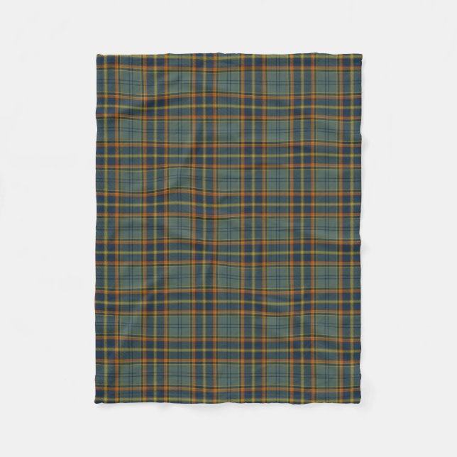 Couverture Polaire Tartan d'Irlandais du comté d'Antrim (Devant)