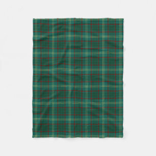 Couverture Polaire Tartan d'Irlandais du comté d'Armagh