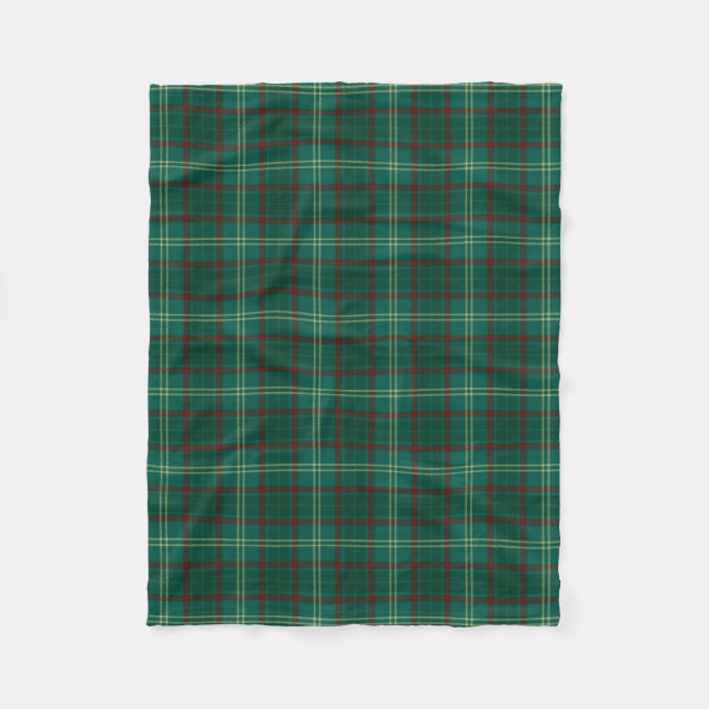Couverture Polaire Tartan d'Irlandais du comté d'Armagh (Devant)